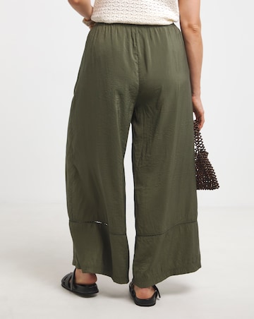 Simply Be Extreme Wide Leg Trim Detail Trousers
