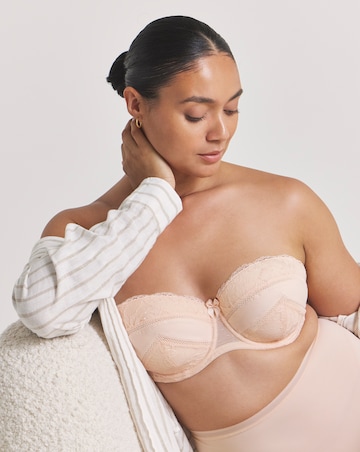 MAGISCULPT Lace And Mesh Underwire Padded Multiway Bra B-F - Blush