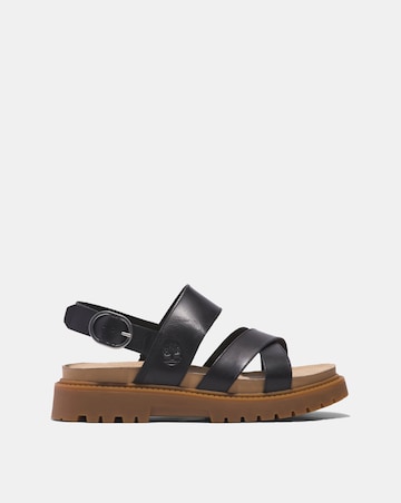 Timberland Clairemont Black Full Grain Sandals