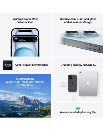 Apple iPhone 15 Plus 128GB - Black