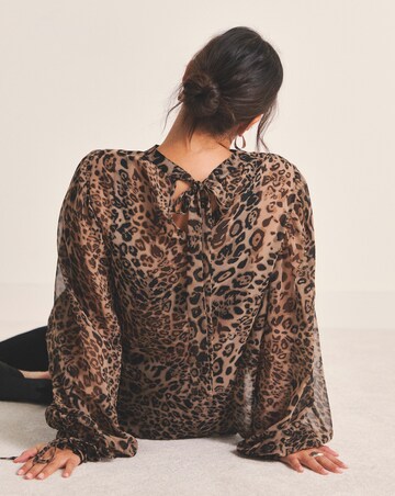 Georgette High Neck Blouse