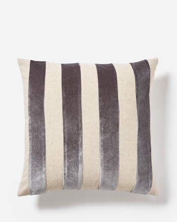 Flocked Stripe Cushion