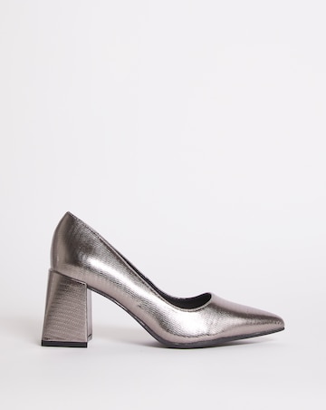Croc Heeled Shoe - Extra Wide Fit (EEE)