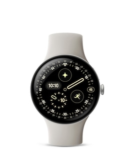 Google Pixel Watch 4 Wi-Fi 45mm - Porcelain/Silver