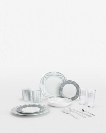 Waterside 36 Piece Grey Starter Dinner Set