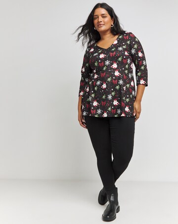 Joe Browns Christmas Bow Print Tunic