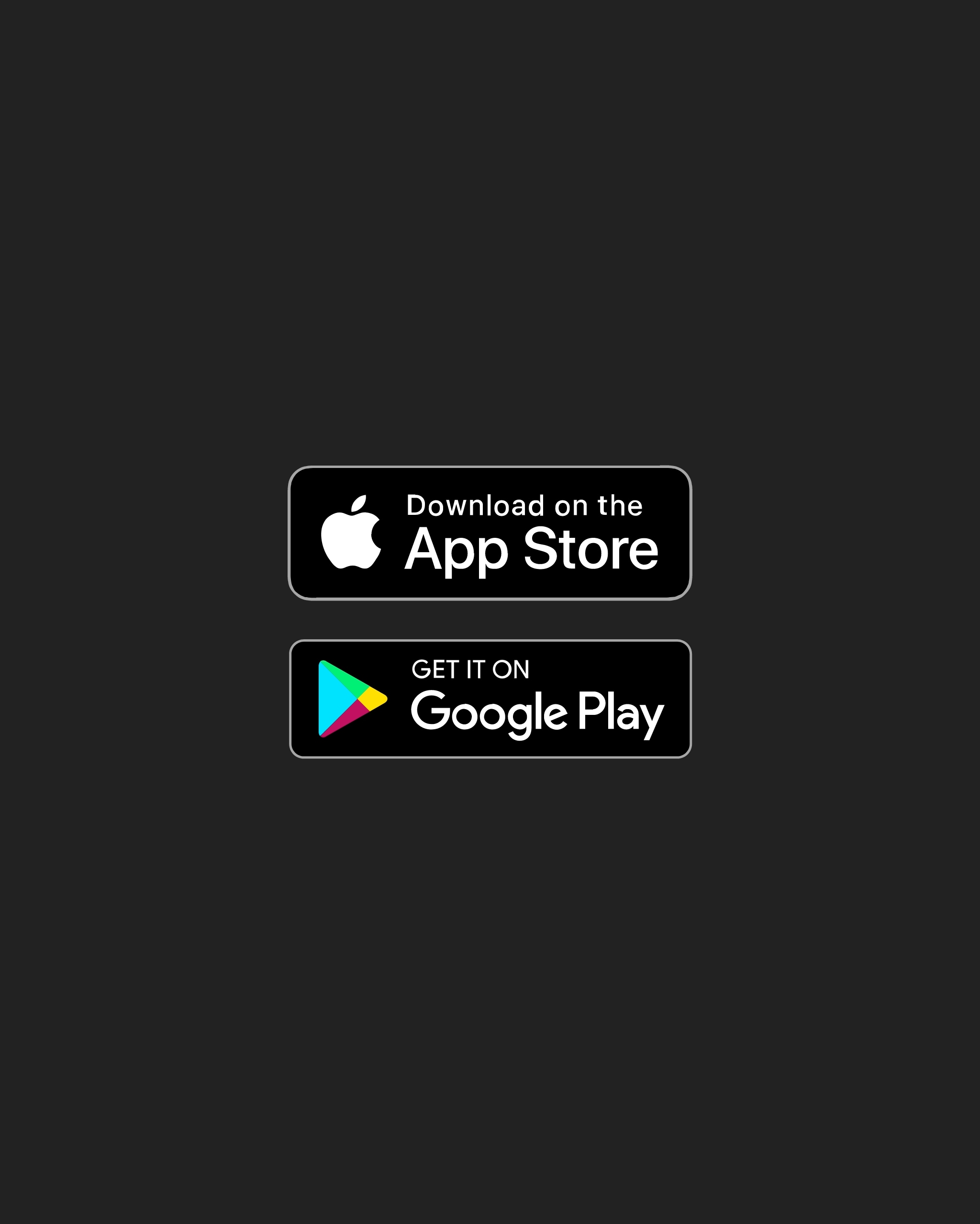 App store logos on a grey background