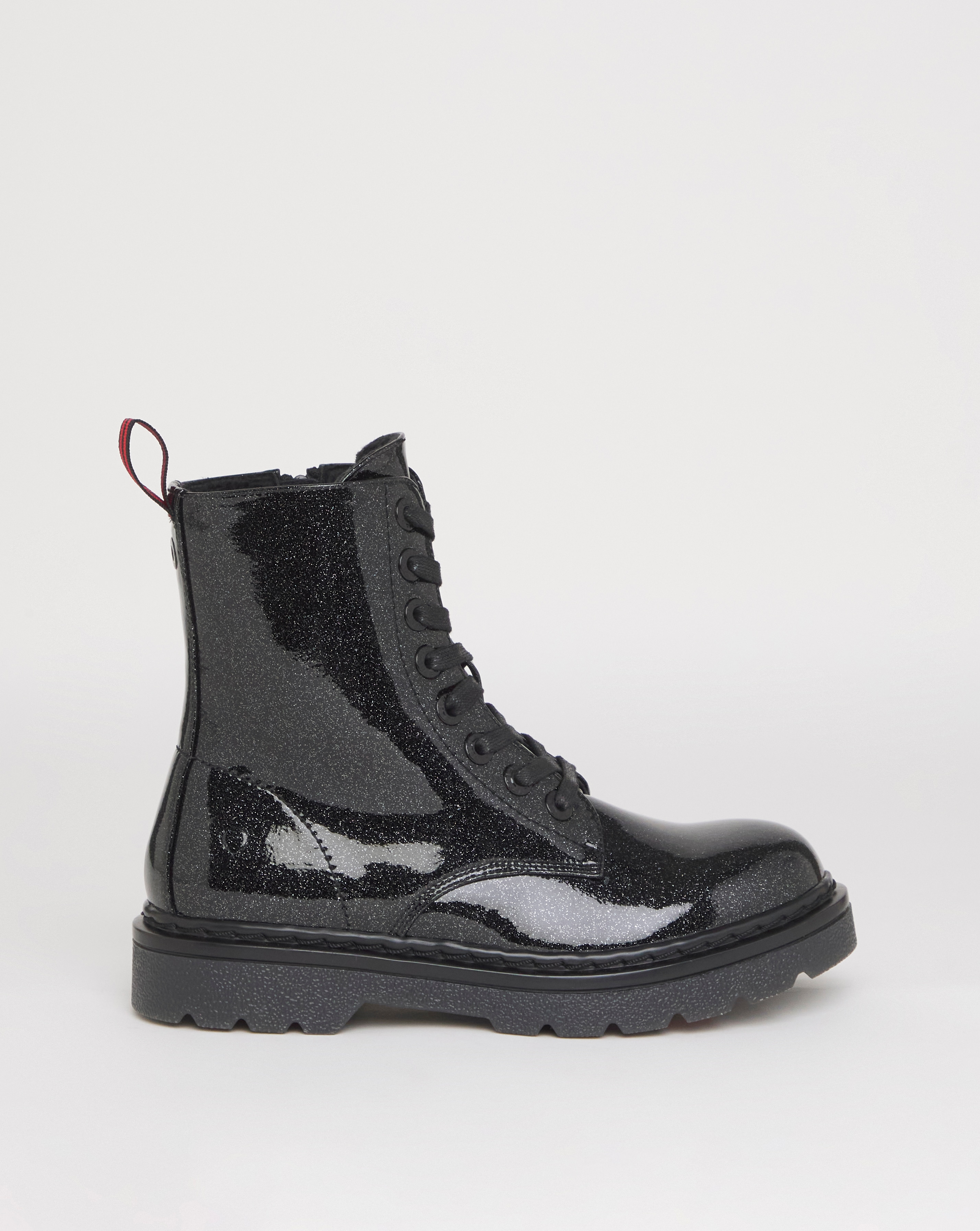 Heavenly Feet Justina Lace Up Chunky Boot Ex Wide Fit Fashion World