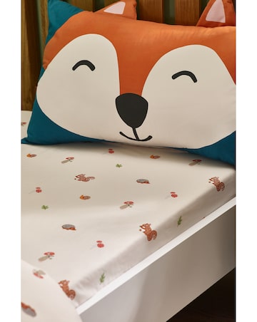 Catherine Lansfield Fox and Woodland Friends Fitted Sheet