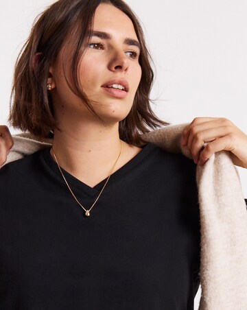 Black & White 2 Pack High V Neck Slim Fit T-Shirts