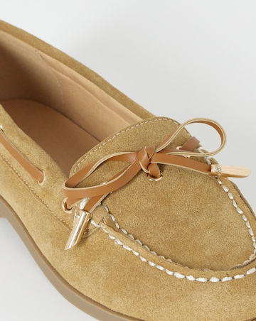Lara Suede Boat Shoes - Extra Wide Fit (EEE)