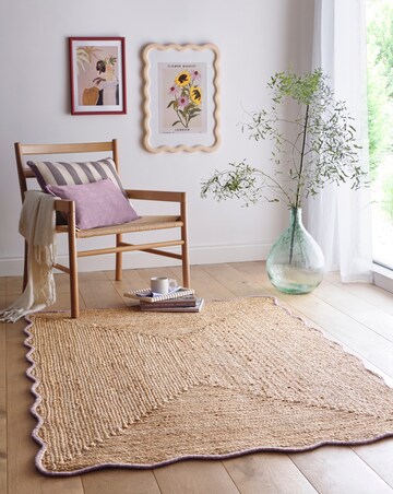 Jute Escallop Rug