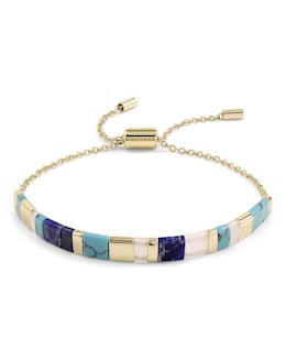 Radley 18ct Gold Plated Semi Precious Stone Friendship Bracelet