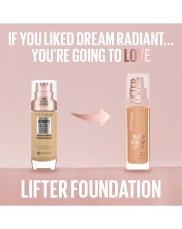 Maybelline New York Lifter Plump & Glow Foundation #102