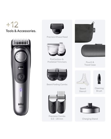 Braun - Beard Trimmer S9 +12 Barbering Tools