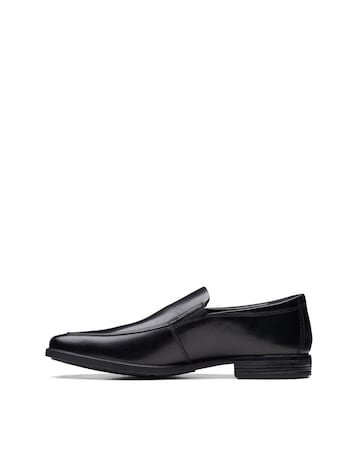 Clarks Howard Edge Shoes Wide Fit - Black