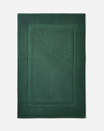 Egyptian Cotton Bath Mat - Forest Green