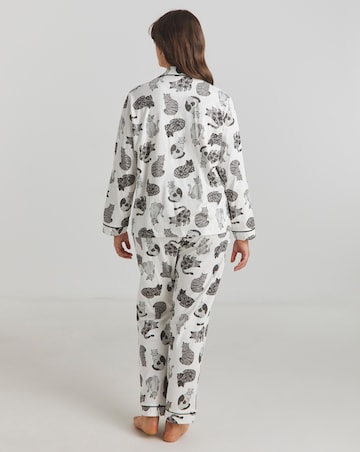 Pretty Secrets Button Through Cotton Pyjama Set