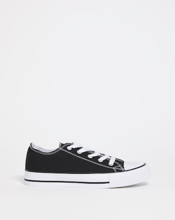 Nelly Chunky Canvas Trainers Wide E Fit