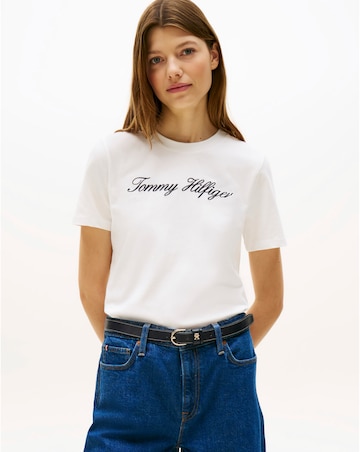 Tommy Hilfiger Script Crew Neck Tee