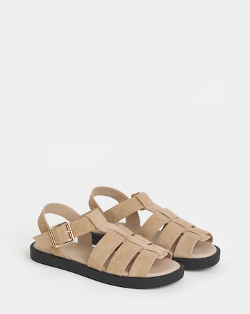 Duffy Leather Fisherman Comfort Sandals - Extra Wide Fit (EEE)