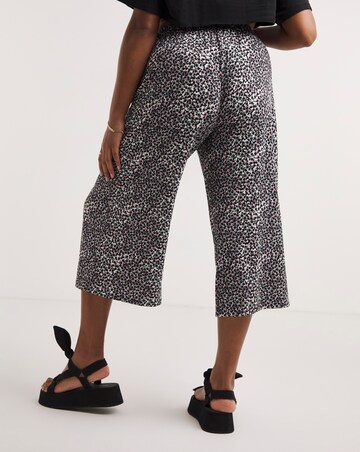 Ditsy Floral Supersoft Shirred Waist Culotte