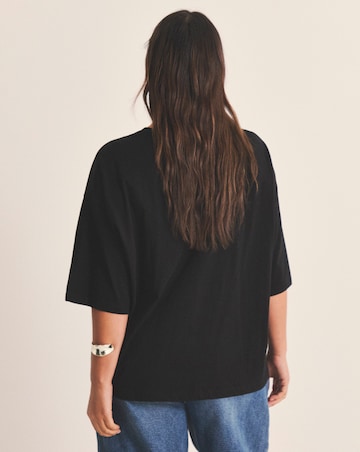 Black Embellished Cherries T-Shirt