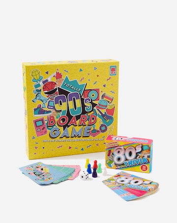 90s Board Game and 80s Trivia Set