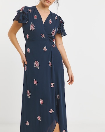 Hope & Ivy Joslin Embellished Maxi Dress