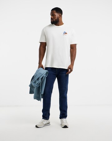 Jack & Jones Artistic Alchemy Back Graphic T-Shirt - Cream