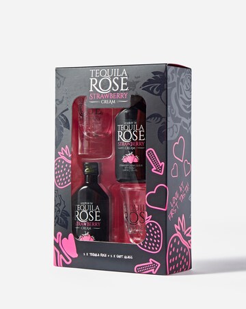 Tequila Rose 2x5cl & Shot Glasses