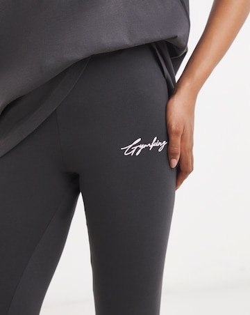 Gym King Script Mindset Jersey Leggings