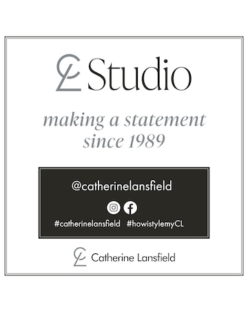 Catherine Lansfield Stab Stitch Filled Cushion