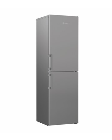 Indesit IKNH 1261 S4UK 50/50 No Frost Fridge Freezer - Silver