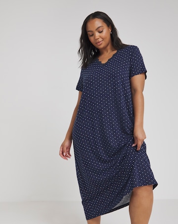 Pretty Secrets Cool Stretch Lace Midi Nightie
