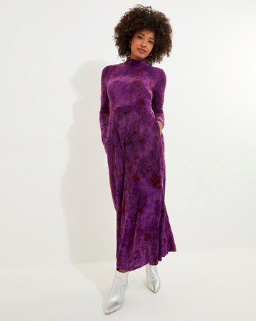 Joe Browns Truly Remarkable Flocked Jersey Maxi Dress