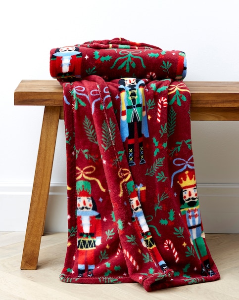 Nutcracker Fleece Throw