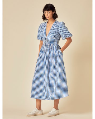 Nobody's Child Scarla Gingham Midi Dress