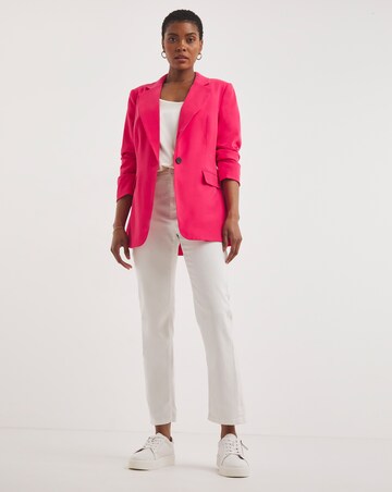 Pink Single Breasted Blazer