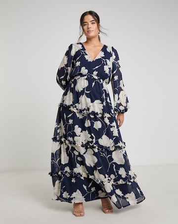 Joanna Hope Romantic Ruffle Dress