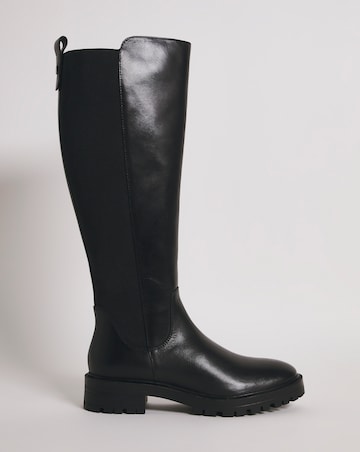 Macey Leather High Leg Boot E Fit Standard Calf