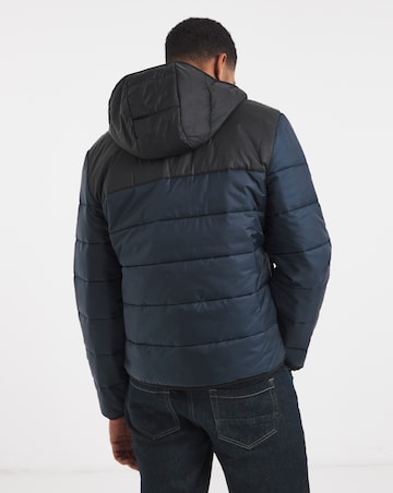 Lacoste Classic Hooded Navy Padded Jacket