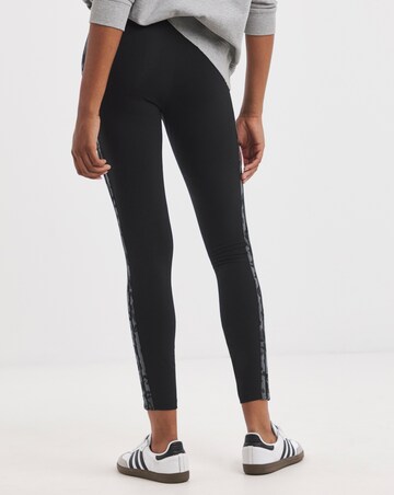 adidas Leopard Print 3 Stripe Leggings