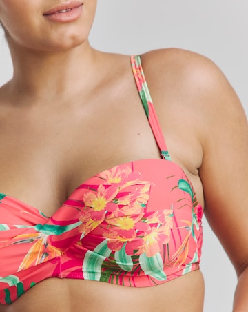 MAGISCULPT Twist Front Bandeau Underwired Bikini Top