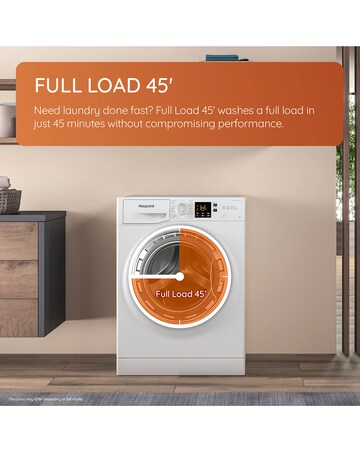Hotpoint NSWM7469WUK, 7kg, 1400rpm, Washing Machine + Install - White