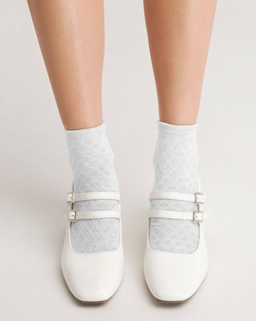 Kody Mary Jane Block Heeled Shoes Wide E Fit