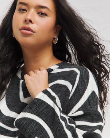 Mono Print Soft Touch Printed Top