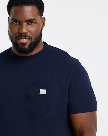 Jack & Jones Premium Caleb Patch T-Shirt - Navy