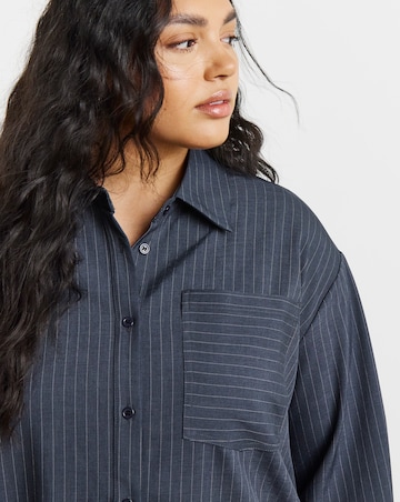 Oversized Pinstripe Shirt