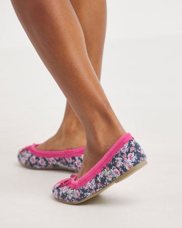 Joe Browns Ballerina Pumps Ex Wide Fit